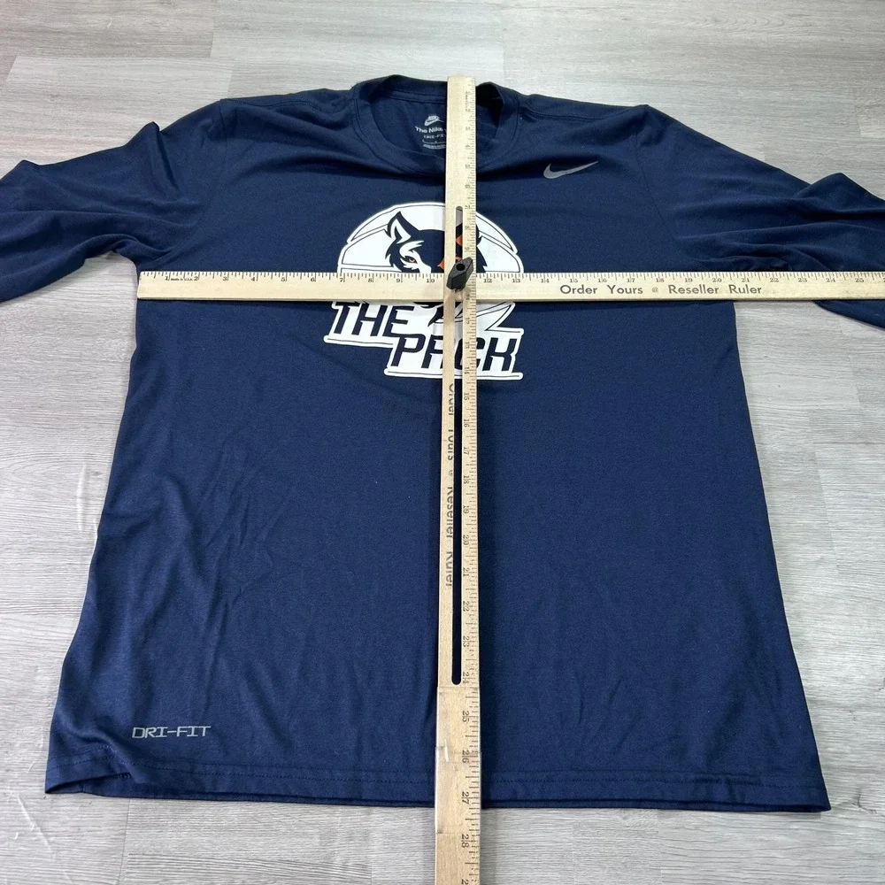 Nike Nevada Wolfpack Dri-FIT Shirt Mens Large Blue Basketball 727980-419